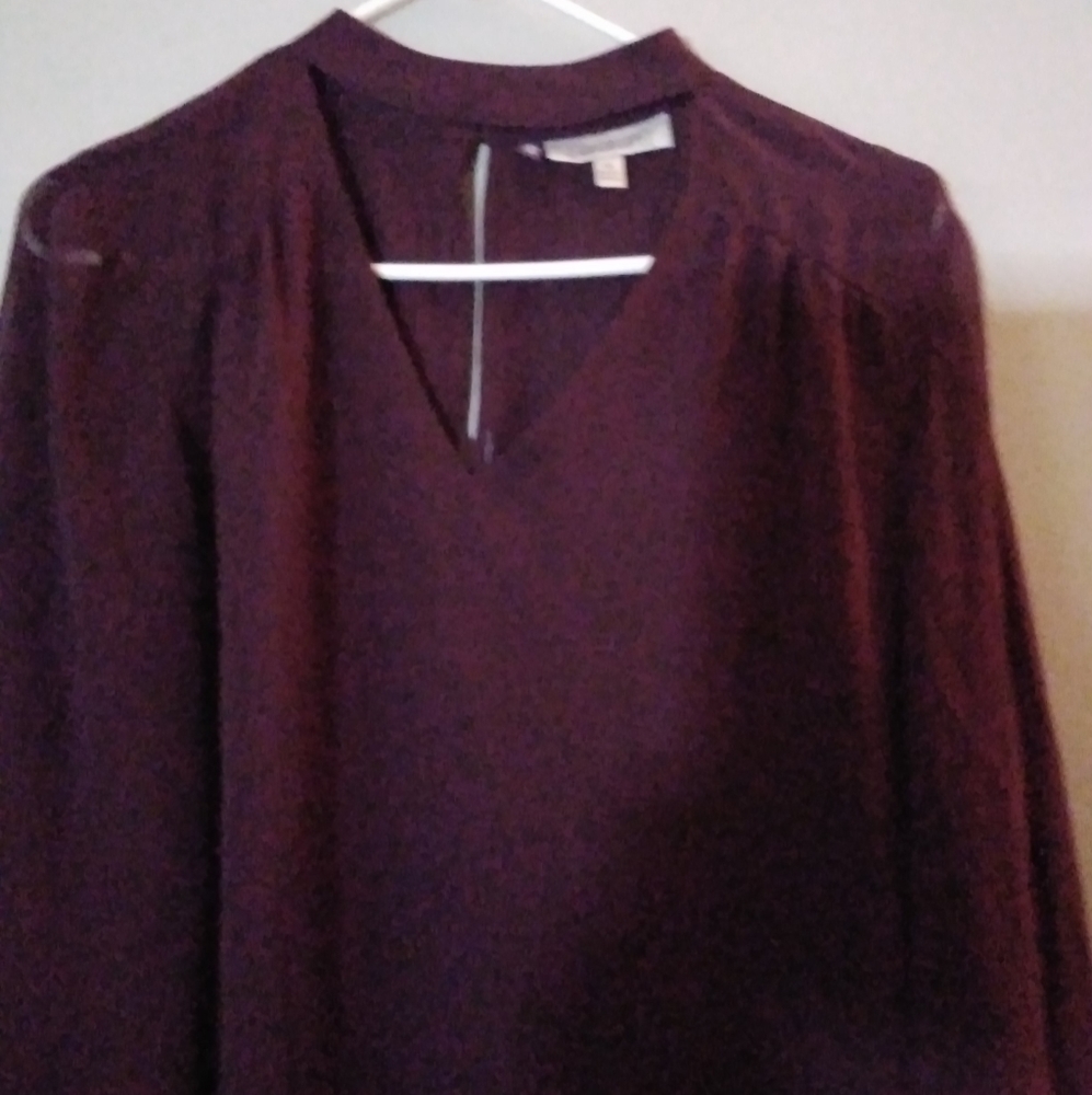Flowy choker top